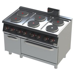 EKF7030 – 6 Yuvarlak Pleytli Elektrikli Kuzine Fırınlı